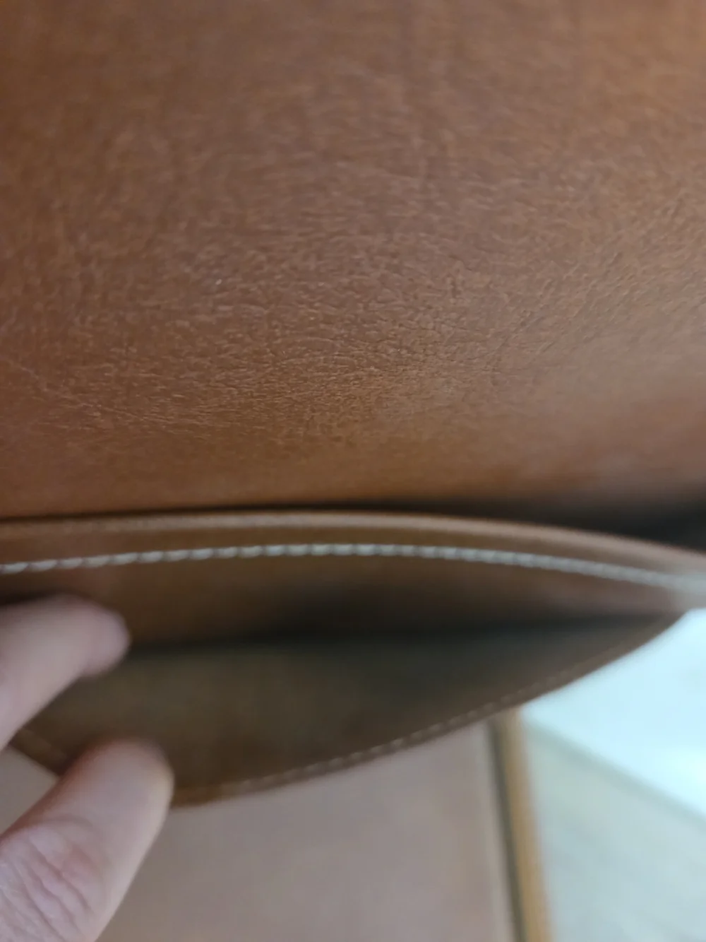 Vintage David's of Hollywood Deep Buff Cowhide Leather Portfolio Padfolio Case
